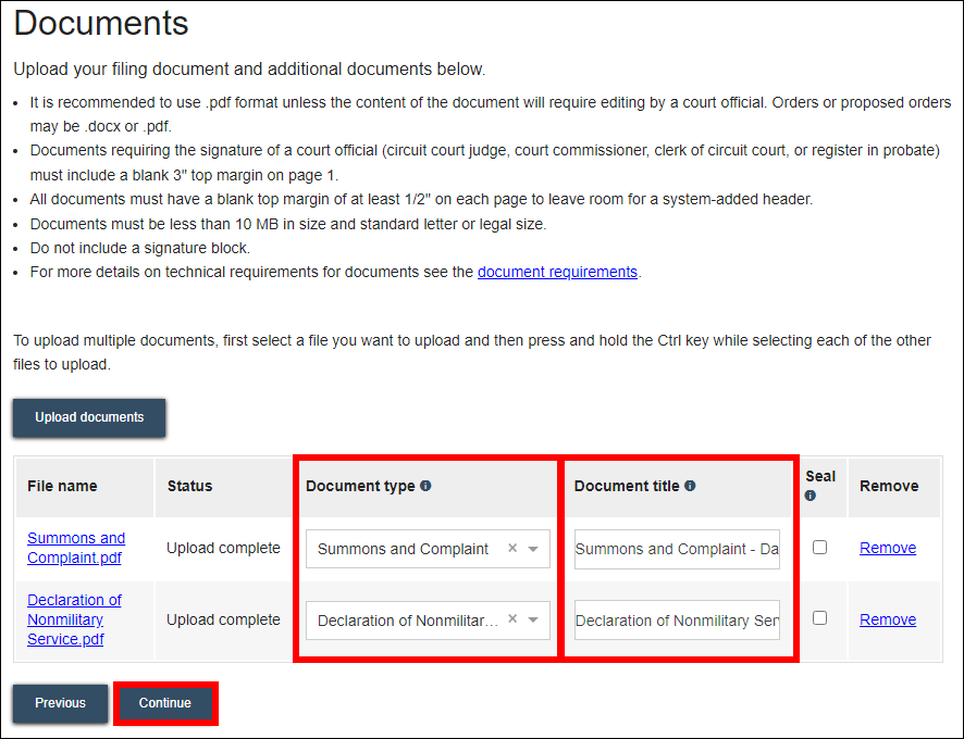 Documents - Document type - Document title - Continue.png
