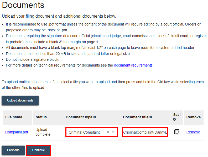 eFile - Documents - Document type and title - Special prosecutor.png