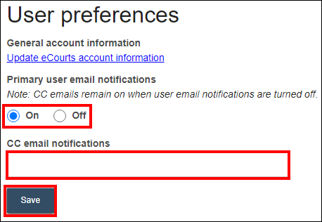 Wisconsin appellate court eFiling - User preferences.png