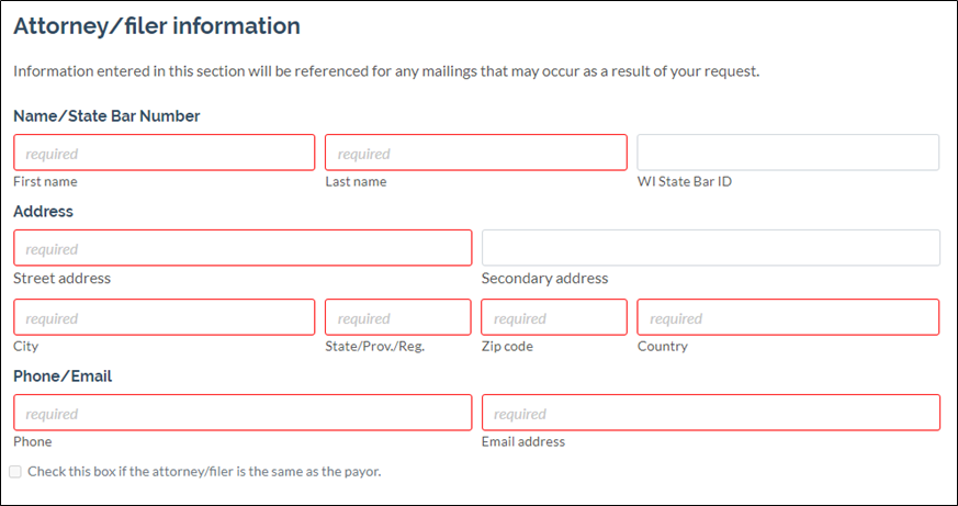 Appellate court eFiling - Paying fees attorney filer information.png