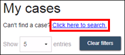 Wisconsin circuit court eFiling - My cases - Click here to search link.png