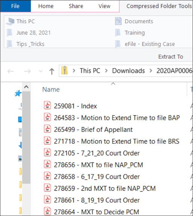 Windows File Explorer with zip file with PDF documents.png