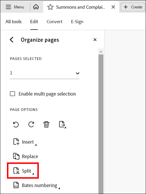 Adobe Acrobat Pro - Split.PNG