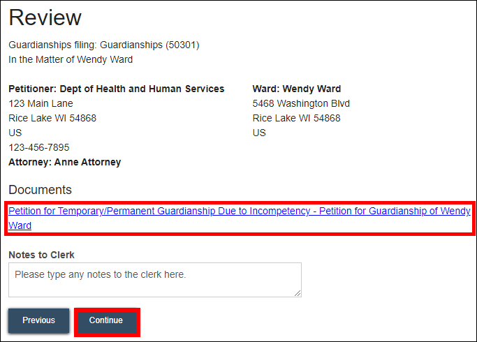 eFiling - New case - Review.png