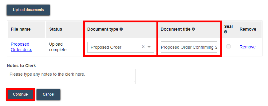 Filing a proposed order - Upload documents.png