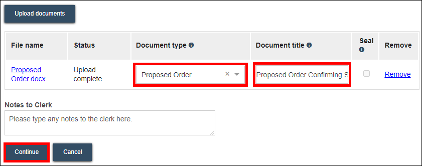 Filing a proposed order - Upload documents.png