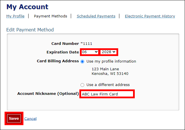 US Bank - My Account - Payment Methods - Edit Payment Methods.png