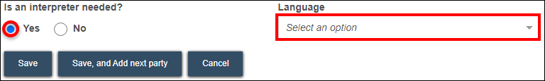 Wisconsin circuit court eFiling - Parties - Is Interpreter Needed.png