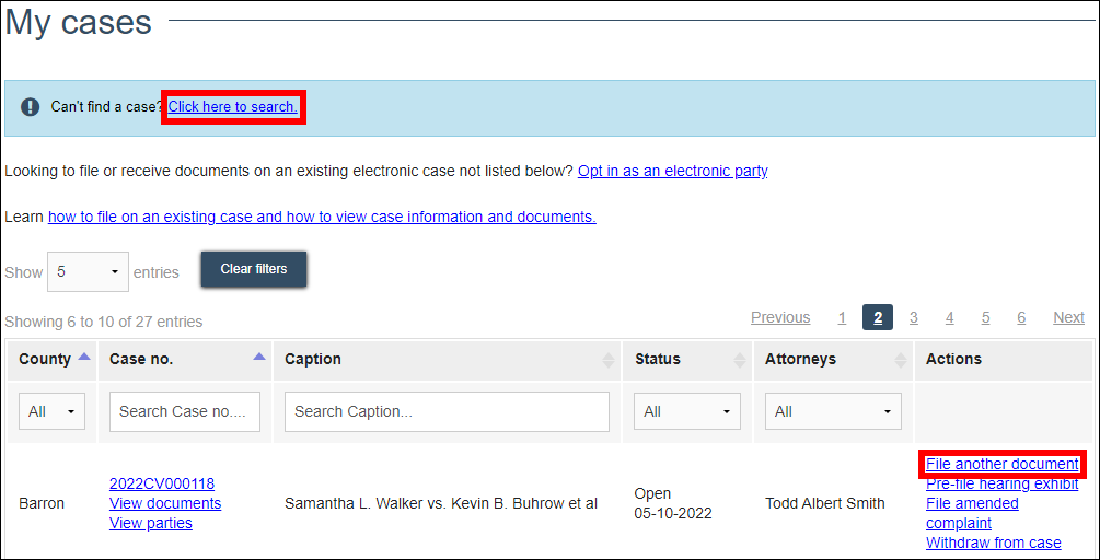 Wisconsin circuit court eFiling - My cases - File another document.png