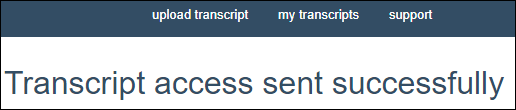 Wisconsin circuit court eFiling - Court Reporer - Transcript access successful message.png