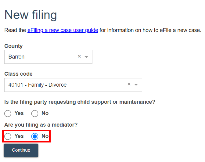 eFiling new case - filing as mediator yes no.png