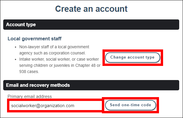 Circuit Court efiling Create an account Social Worker primary email.png