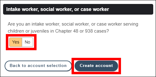 eCourts - Create an Account - Account Type - Social Worker - Social Worker Toggle.png