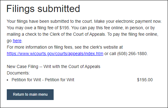 Appellate court eFiling - Writ - Filings Submitted.png