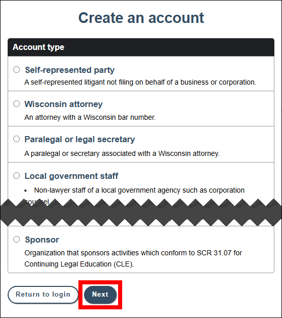 eCourts - Create an Account - Account Type.png