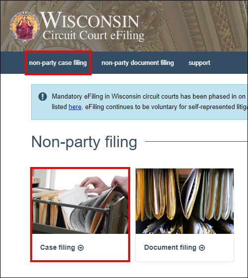 Circuit court eFiling - Nonparty Case Filing.png